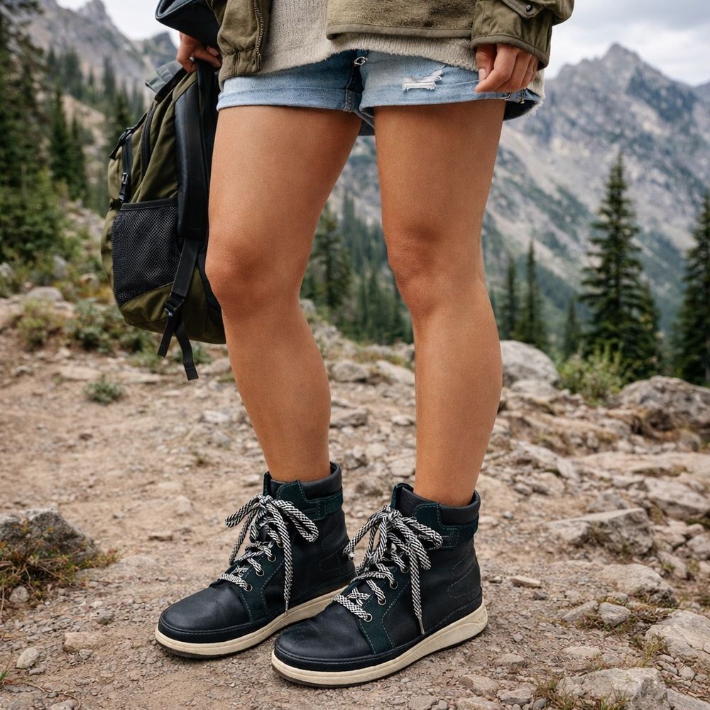 Chaco Sierra Black Waterproof Boots – Women’s Size 6